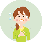 胸がどきどきする